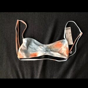 Out From Under Swim To Surf Recycled Tie Dye Blue Bralette Urban Outfitters